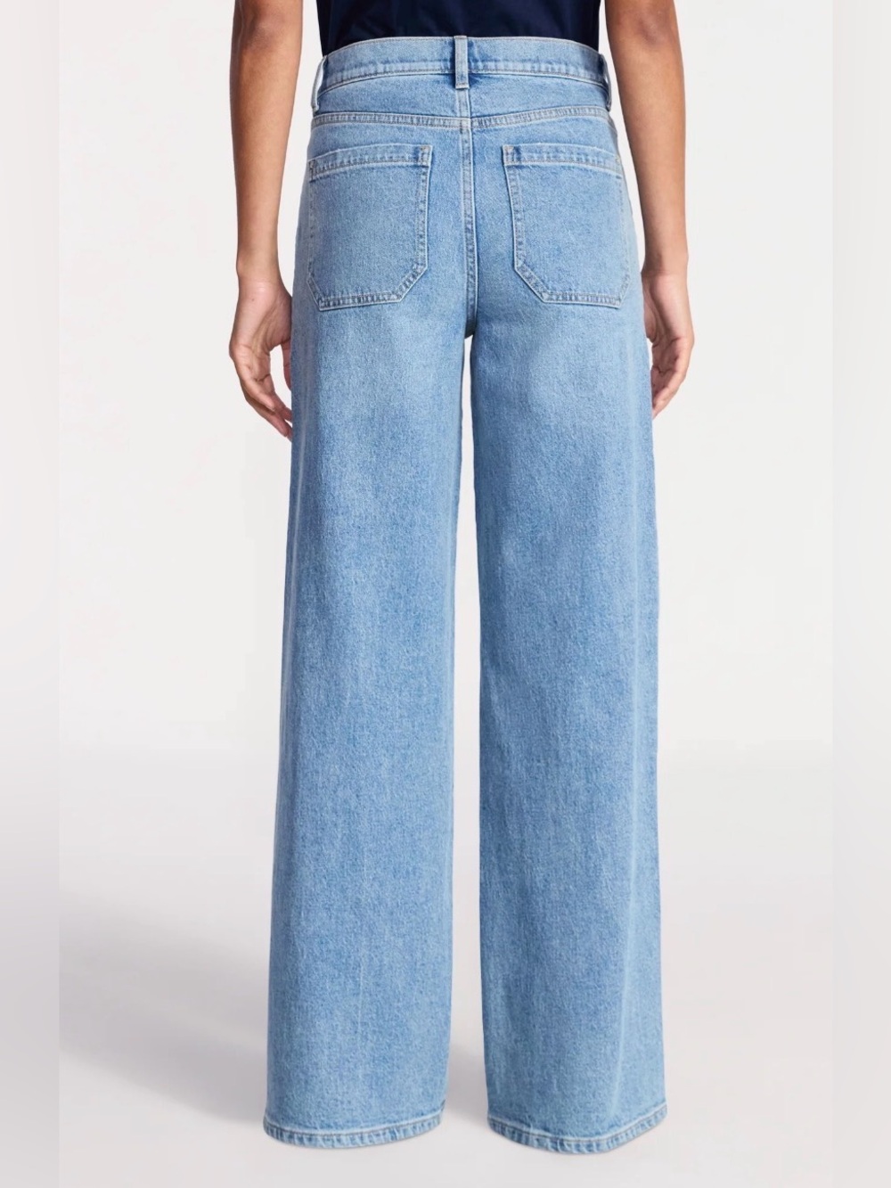High Rise Wide Leg Utility Jeans Size 14 (NEW) - Picture 5 of 5
